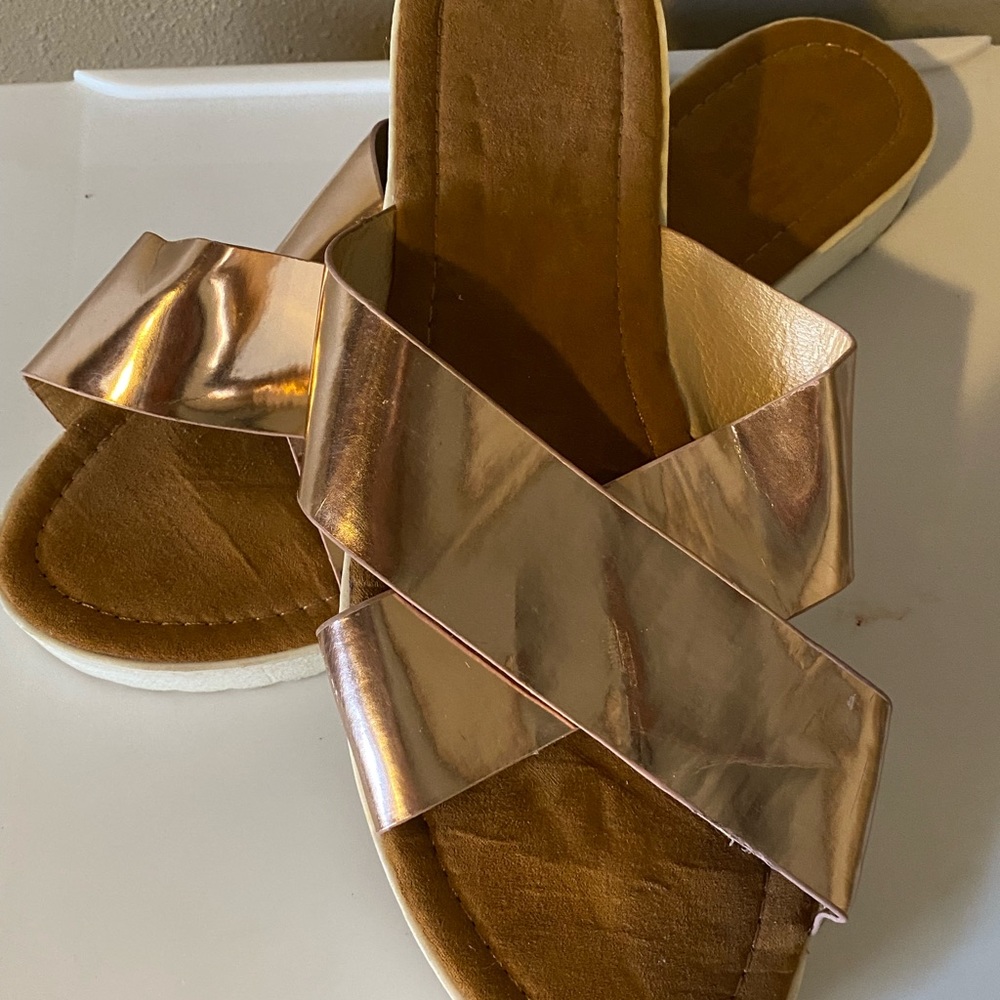 Rose Gold slides!!